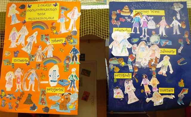 plakaty z okazji dnia przedszkolaka