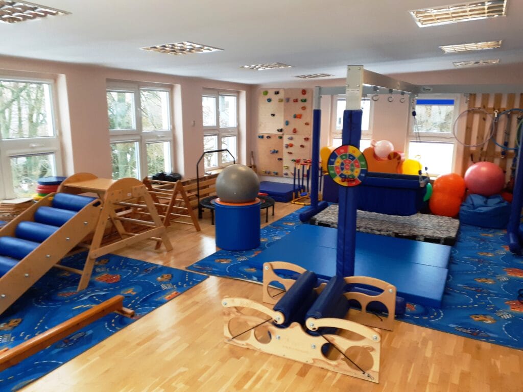 urządzenia do ćwiczeń w sali integracji sensorycznej
